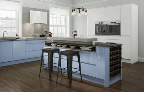Everything you need to know about designing a blue kitchen